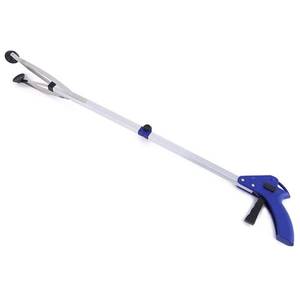 lot 6446 image: Foldable Reacher Grabber, 32 INCH Aluminium Alloy Long Arm Folding Helping Hand Trash Litter Picker Suction Cup Grabber Reach Pick-Up Tool Mobility Grip Hand Aid (1#) - Retail $12