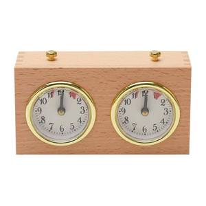 lot 6449 image: Analog Chess Clock Timer, Mechanical Chess Clock, Wind Up Chess Clock Professional Chess Timer with Large Easy to Read Dials for International Chess Board Games, No Batteries Required(Vintage) - Retail $26