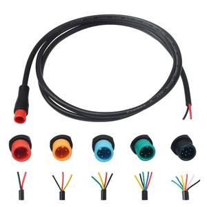 lot 6460 image: baluoqi Extension Cable 2Pin3Pin4Pin5Pin6Pin Waterproof Plug with A Single Connector DIY Ebike Line for Electric Bicycle LightThrottleEbrakeDisplay Ebike Parts (2Pin Male) - Retail $9