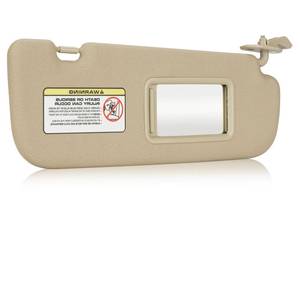 lot 6461 image: Youxmoto 852203X000TX Right Passenger Side Sun Visor, Replacement for Hyundai Elantra 2011 2012 2013 2014 2015 Beige Car Visor - Retail $22