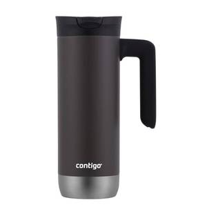 lot 6487 image: Contigo Superior 2.0 Stainless Steel Travel Mug with Handle with SNAPSEAL Lid, 20oz. - Retail $14