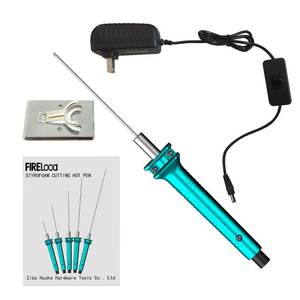 lot 6490 image: Hot Wire Pen, Electric Hot Wire Cutter Pen 10cm, Styrofoam Cutting Hot Pen Hot Wire Cutting Pen for Amateur DIY Heat Cutting Engraving Pen, Art Making, Foam Carving (blue, 100mm) - Retail $14