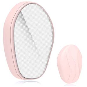 lot 8107 image: hoyesch Crystal Hair Eraser for Women and Men, Reusable Crystal Hair Remover Magic Painless Exfoliation Hair Removal Tool, Magic Hair Eraser for Back Arms Legs (Pink) - Retail $210