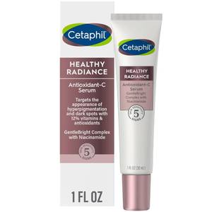 lot 8108 image: Cetaphil Face Serum, Healthy Radiance Antioxidant-C Serum, Visibly Reduces Look of Dark Spots and Hyperpigmentation, Designed for Sensitive Skin, Hypoallergenic, Fragrance Free, 1 oz - Retail $18