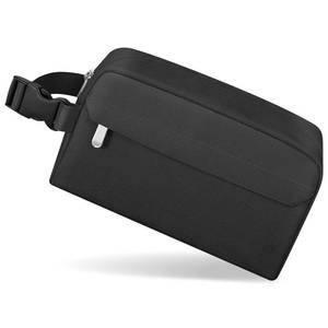 lot 8110 image: Neverwhy Small Insulated Snack Bag Lunch Box,Collapsible Reusable Small Lunch Bag with Snap Buckle Handle for Beach Travel Picnic,Black 5-Can(3L) - Retail $8