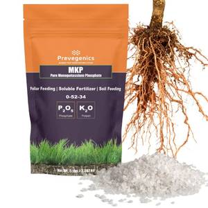 lot 8117 image: Monopotassium Phoshpate (MKP) Fertilizer  Highly Water Soluble  0-52-34 (1 Pound) - Retail $16