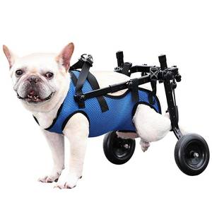 lot 13052 image: Huimpet Dog Wheelchair for Back Legs, Dog Wheelchair for Small Dog, Adjustable Pets Cart with Wheels, Doggy Wheelchairs for Disabled Hind Legs, Dog Leg Brace and Hip - Retail $80