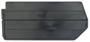 lot 13063 image: Akro-Mils 40270 Plastic Length Dividers for AkroBins Stackable Storage Bins Model 30270, Custom Storage Inserts for Tools, Crafts and Supplies, 6-Pack, Black - Retail $61