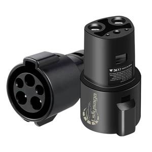 lot 2358 image: J1772 to Tesla Charger Adapter, Max 80A 240V AC, NACS Charging Adapter for Tesla Model 3YXSCybertruck, EV Charging Adapter Fits SAE J1772 Charging Stations Only for Tesla Owners&nbsp