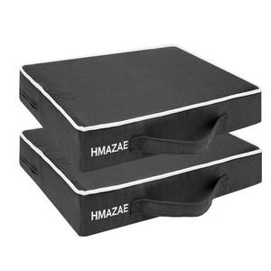 lot 3368 image: HMAZAE Stadium Seat Cushion, 3.2 Extra Thick Bleacher Seat Cushion, Portable Outdoor Bench Cushion, Water-Repellent Lounge Chair Cushion for EventsOffice ChairsBeaches 2 Pack&nbsp