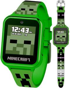 lot 4450 image: Minecraft Kids Smartwatch - Interactive LED Screen Watch with 10 Custom Watch Faces, Games, Camera, Alarm, Step Tracker and More - Fun Tech Gift for Boys and Girls - Fits Wrists 5.5ftft to 8.0 - Retail $879in