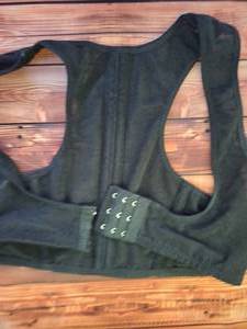 lot 4464 image: Black Compression Shapewear with Hook Closures M - Retail $25