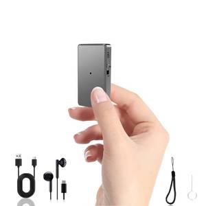 lot 4477 image: Voice Recorder - 64GB Mini Voice Recorder - Noise Cancellation Voice Activated Functionality, Rechargeable Audio Recorder with Earphone, Portable USB-C Recording Device for Work, Meetings, Interview - Retail $32