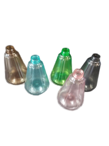 lot 5599 image: Five soap dispenser bottles various colors - and