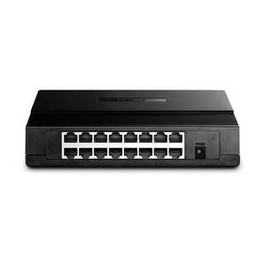 lot 5621 image: TP-Link 16 Port 10100Mbps Fast Ethernet Switch , Desktop or Wall-Mounting , Plastic Case Ethernet Splitter , Unshielded Network Switch , Plug and Play , Fanless Quiet , Unmanaged (TL-SF1016D) - Retail $35