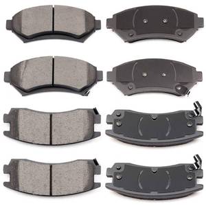 lot 5647 image: Brake Pads, ECCPP Front Rear Ceramic Brake Kits fit for Buick Century LeSabre Park Avenue Regal Riviera for Cadillac for Chevy for Oldsmobile for Pontiac - Retail $33