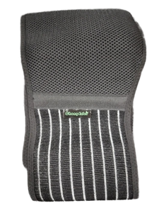 lot 6007 image: Black and White Striped Mesh Fabric Wallet - Retail $15