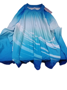 lot 6017 image: Blue Gradient Athletic Shirt size medium - Retail $15