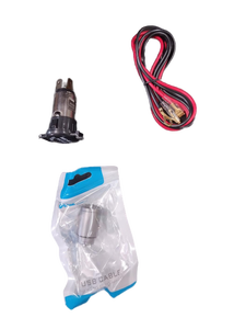 lot 6362 image: Car Cigarette Lighter Socket Kit with USB Cable and Wiring - Retail $15