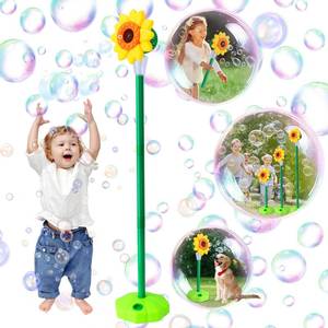 lot 1941 image: COSILY Bubble Machine, Automatic Flower Bubble Machine Blower, Height 47 Inches Bubble Machine for Kids Toddlers Bubble Maker for Indoor Outdoor Wedding Birthday Party - Retail $20