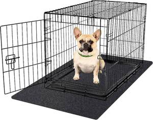 lot 2142 image: NYFITY Kennel Pad Dog Crate Mat Liner, Absorbs Urine, Waterproof, Non-Slip, Washable Puppy Pee Pad for Kennel Training - Under Pet Cage to Protect Floors, Thin Cut to Fit Design (48 x 29in - 1 Pack ) - Retail $17in