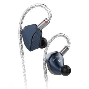 lot 2145 image: Linsoul Hidizs MP145 in-Ear Monitor, 14.5mm Planar Magnetic Driver HiFi Earphone IEMs, Wired Gaming Earbud with Detachable 2Pin OFC Cable for Audiophiles Musicians (Blue, 3.5 mm) - Retail $159