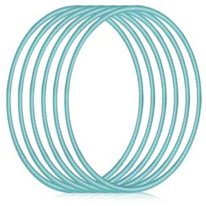 lot 2157 image: Shappy 6 Pcs Exercise Hoop Detachable Adjustable Plastic Toy Playground Toys Colored Hoop Circles for Teens Games Gymnastics Dog Agility Equipment Party Decor(23 Inch,Mint Blue) - Retail $18
