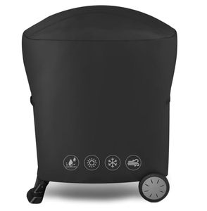 lot 2168 image: 7113 Grill Cover for Weber Q Series, 600D Anti-Fade Compatible with Q100 Q120 Q1000 Q200 Q220 Q2000 2400 Q2200 Q1200 Gas Grills, Fits Weber 50060001 51060001 54060001 Waterproof Anti-Fade Grill Cover - Retail $27
