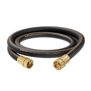 lot 2194 image: Giraffe Tools Leader Hose 6ft x 58, Short Water Hose Heavy Duty for Hose Reel, Lightweight, Flexible with Female Female Fittings - Retail $17in