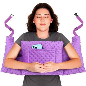lot 2223 image: Zomaple Post Mastectomy Pillow, Lavender � Gentle Chest Protection for Sleep and Car Rides � Reduces Underarm Pressure, Cushions Everyday Bumps and Helps You Relax � Pillow for Mastectomy Recovery Support - Retail $33