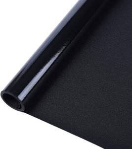 lot 2228 image: rabbitgoo Blackout Window Film, Sun Heat Blocking Privacy Cover for Glass, Removable Opaque Room Darkening Dark Black Out Window Covers Tint Shades for Home Day Sleep Light Blocker 17.5 x 78.7 Inches - Retail $10