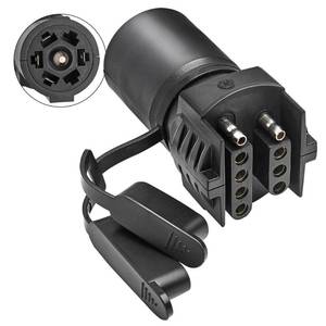 lot 2238 image: Oyviny 7 to 4 and 5 Pin Trailer Adapter, 2-in-1 Design - Retail $10