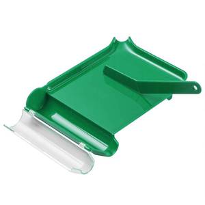 lot 2298 image: Medarchitect Right Hand Pill Counting Tray with Spatula (Green - L Shape)&nbsp