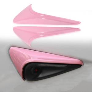 lot 2300 image: Zyqlxk Turn Signal Side Camera Protection Cover HW4.0 Compatible with Tesla Model 3Y 2024 2025, ABS Side Camera Decoration Cover Accessories (Pink)&nbsp