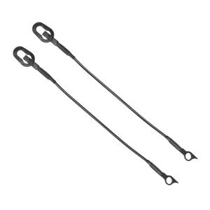 lot 2321 image: YOLLKY Rear Tailgate Support Cable Lift Gate Pickup Tailgate Lift Support Straps - Compatible for Dodge Ram 15002500  3500 1994-2002 - Replace Part 55345124AB, 55345125AB - Set of 2 - Retail $12