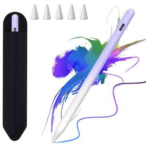lot 2332 image: Stylus Pen for iPad 2018-2023, 15mins Fast Charge Apple Pencil for iPad 9thand10th Generation, Apple iPad Pro 11and12.9, iPad 876th Gen, iPad Air 3rd45th Gen, iPad Mini 56th Gen (Purple White)  - Retail $9in