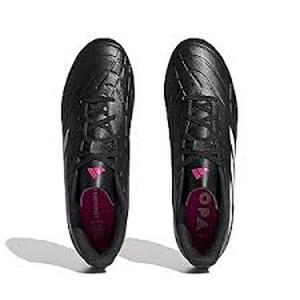 lot 13086 image: adidas Unisex-Kids Goletto IX Firm GroundMulti Ground Soccer, color black pink - Retail $35