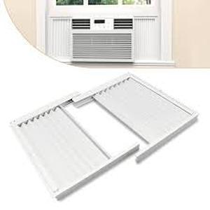 lot 5601 image: Adjustable Window AC Side Panel Kit - Retail $15