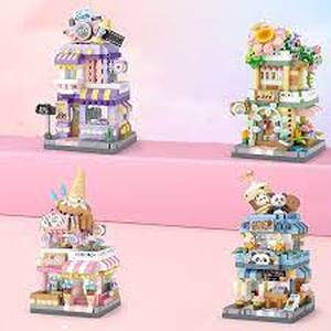 lot 6009 image: Laws microblock building sets four pack - and