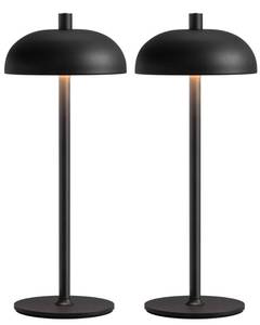 lot 1995 image: NEWSEE Cordless LED 12 Small Table Lamps Set of 2, Modern Portable Desk Lamp, 3 Color Dimming Rechargeable Battery Lights for Bedroom, Outdoor, Restaurant, Bedside, Baby Night Light, Gifts (Black) - Retail $27in