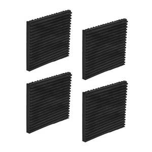 lot 2052 image: Air Jade Rubber Anti Vibration Pads, 4 x 4 x 38 inches Heavy Duty All-Rubber Vibration Isolation Mats for HVAC, Compressors, Treadmills, Air Conditioner Units, Washer, 4 Pack - Retail $13