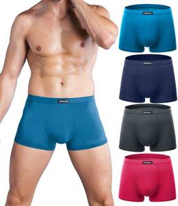 lot 2053 image: wirarpa Mens Breathable Modal Microfiber Trunks Underwear Covered Band Multipack M - Retail $25