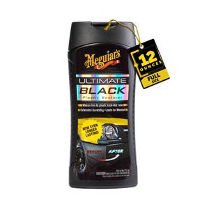 lot 2056 image: Meguiars Ultimate Black Plastic Restorer, Durable Car Restorer That Gives New Life to Exterior Black Plastic, Vinyl, and Rubber Trim, 12 Oz Bottle - Retail $9