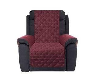 lot 2063 image: CHHKON Waterproof Nonslip Recliner Cover Stay in Place, Dog Couch Chair Cover Furniture Protector, Ideal Loveseat Slipcovers for Pets and Kids (Burgundy, 23) - Retail $786