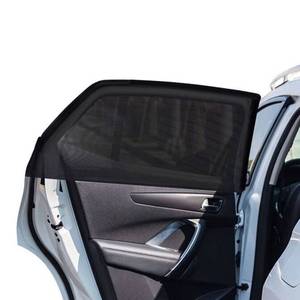 lot 2088 image: 2Pack Large Size Super Elastic 42 to 53in Car Window Sunshades, for Large SUV, Pickup, Truck, Minivan, Breathable Mesh Window Screen, Side Window Screen for Car Camping - Retail $14in