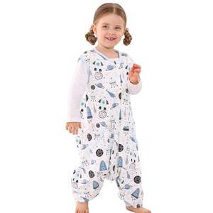 lot 2104 image: WONDAY Toddler Sleep Sack with Feet, 0.5 Tog Sleeping Sacks for Walking with Legs 3-5T 4T 5T - Retail $28