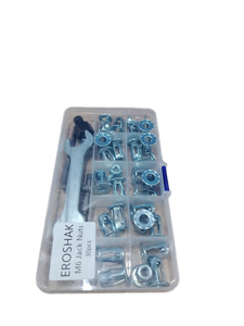 lot 2368 image: Eroshak M6 Jack Nuts Set - 30 Pieces - Retail $15