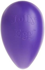 lot 2410 image: Jolly Pets Jolly Egg Dog Toy, 12 InchesLarge, Purple - Retail $21