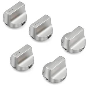lot 2447 image: atgestore W11122880 Stove Knobs Replacement for Whirlpool Stove Parts WFG745H0FS1 WFG745H0FH1 Stainless Steel Knobs Whirlpool Gas Range Parts W10862482 Burner Control Stove Top Knobs 5 Pcs - Retail $48