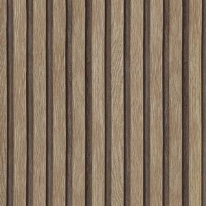 lot 2465 image: Yun-aeon Natural Wood Peel and Stick Wallpaper Wood Slats - 17.3x 120in Light Tan Self-Adhesive Waterproof Vinyl Removable Wall Paper for Wall Decor Bedroom - Retail $6in